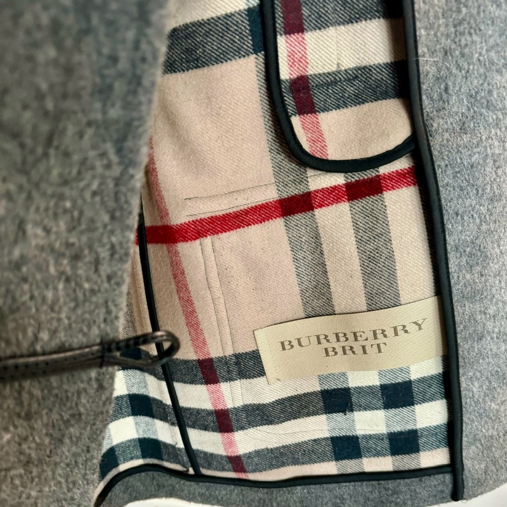 Authentic Burberry Women's Wool Toggle Coat - image 4